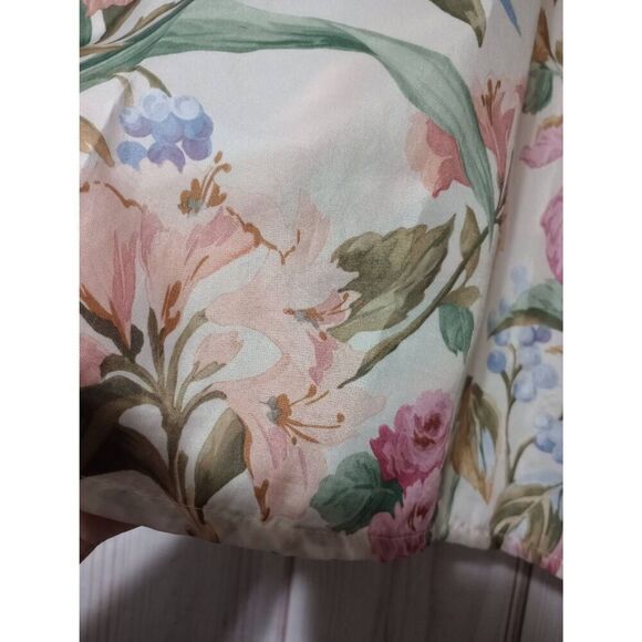 Ladies 22 Vintage Floral Print Button Down Shirt with‎ Pockets Cottagecore Style - Picture 5 of 8